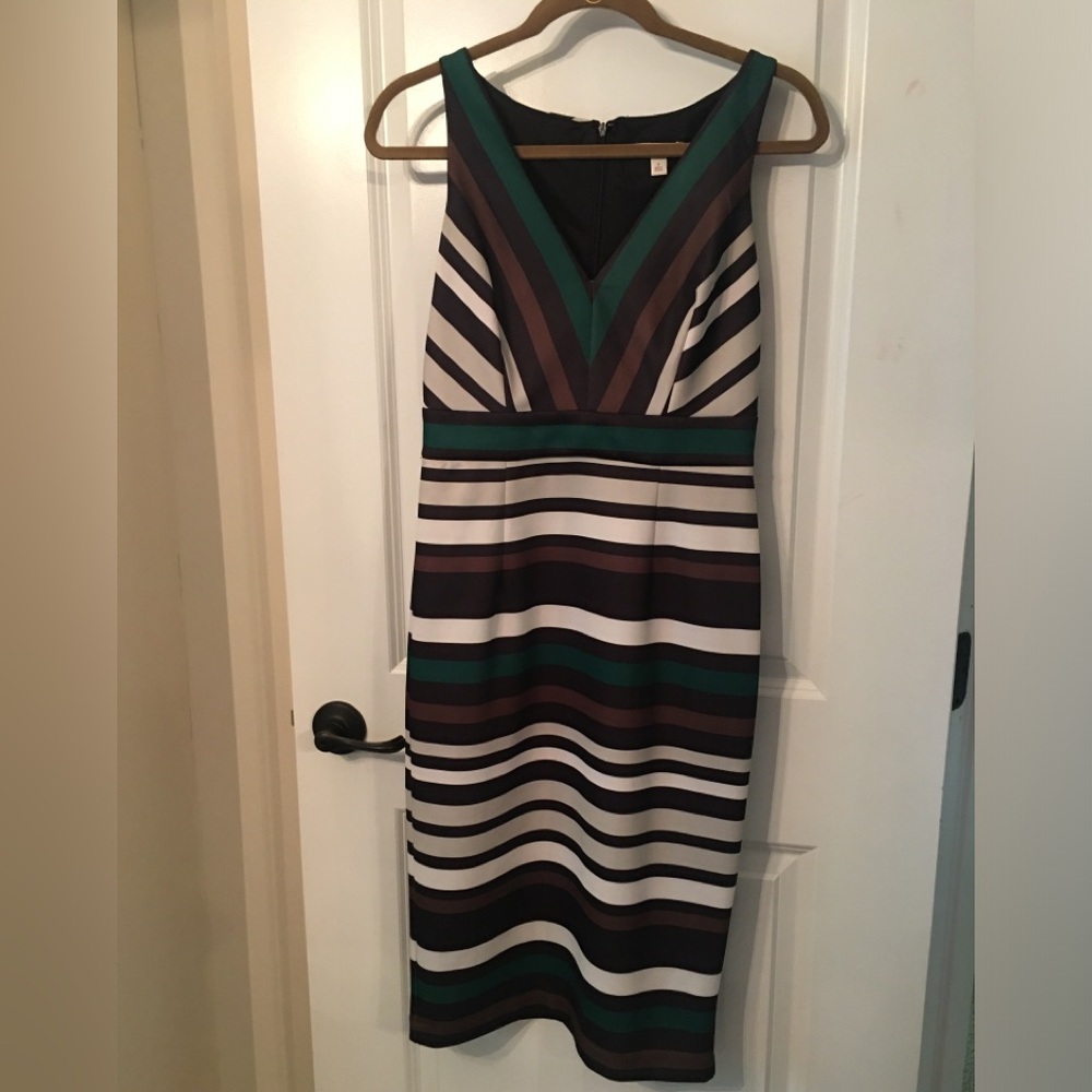 Eva Mendes Striped Dress Size S